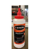 Keson Semi-Permanent Waterproof Marking Chalk, Red Color, 8-Ounce Bottle